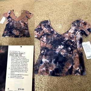 Lululemon Mesh Tees with tag still on! Never worn.